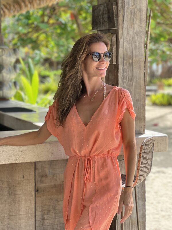Saída curta Lurex